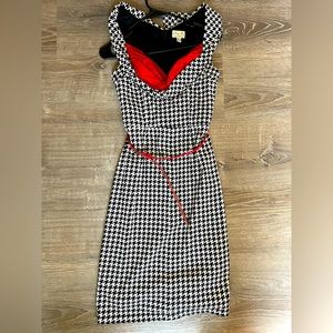 One of a kind pin up midi dress.